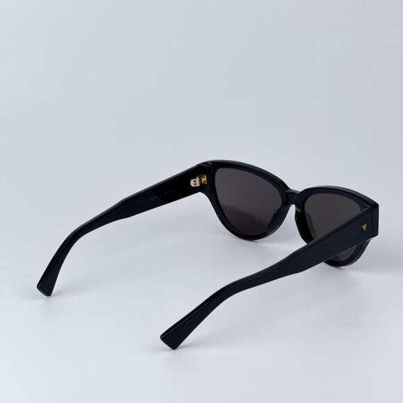 Bottega Veneta Women Black Grey Cat Eye BRAND NEW Sunglasses BV1319S 001 - Picture 6 of 11